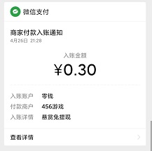 到账记录